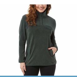 32 Degree Ladies Snap Fleece Pullover Size Medium 