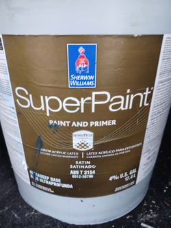 5 gallons exterior satin dark gray paint
