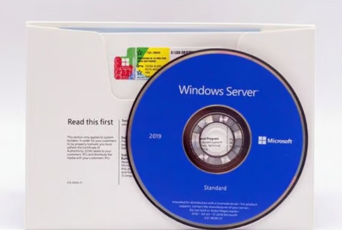 New Windows Server 2019 Standard - New Sealed DVD Box