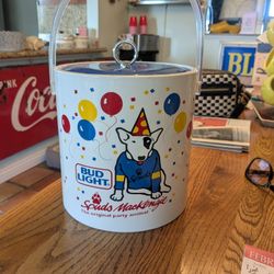 Vintage Spuds Mackenzie 1987 Anheuser Busch Ice Bucket/Beer Cooler