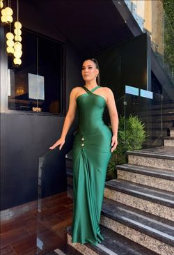 Charming emerald maxi