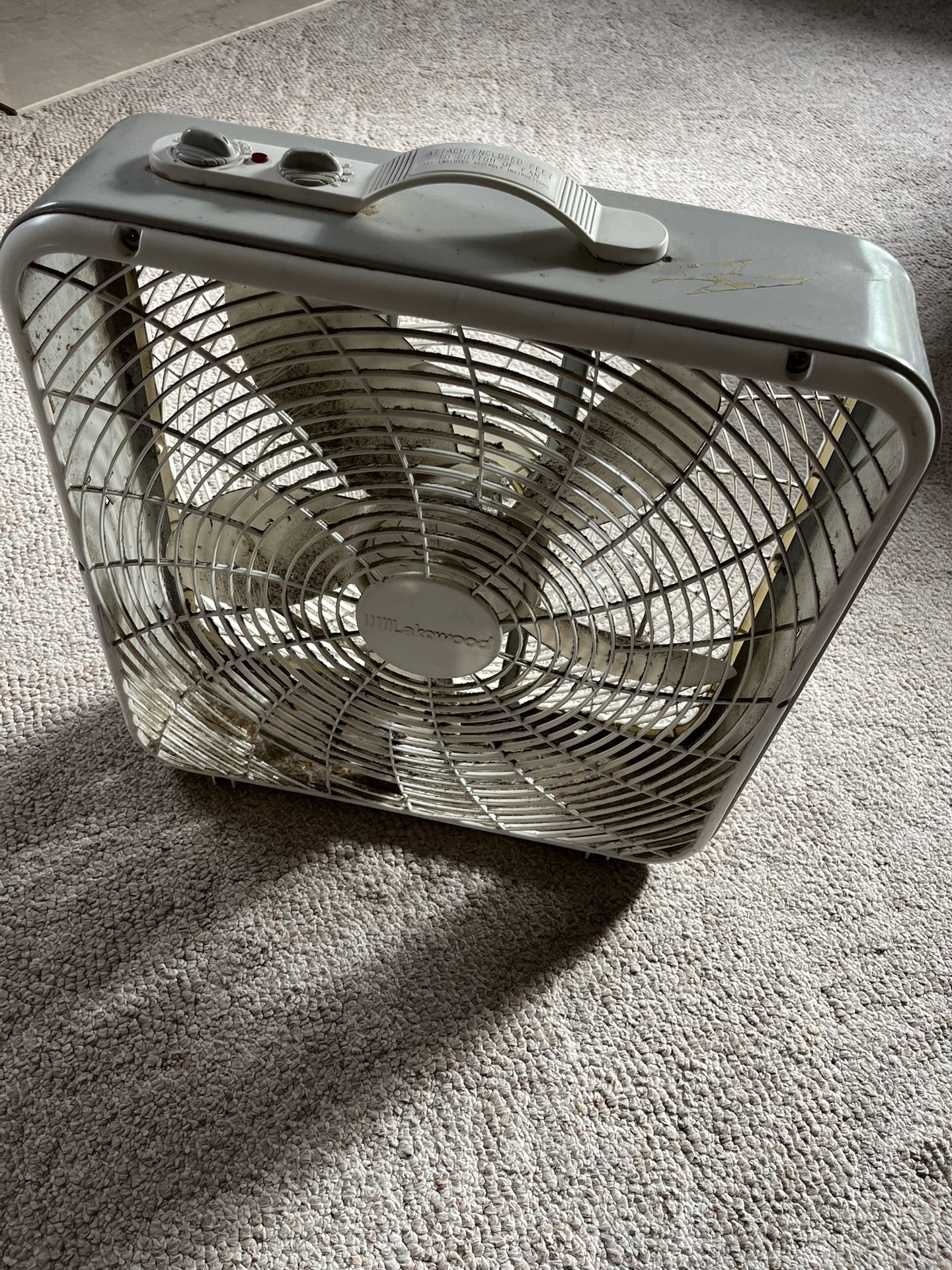 Box Fan - 15.00 Dollars Stand Fan - 15.00 Dollars or both for 25.00