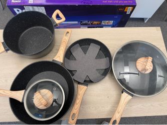 Brand new nonstick pot pans sets