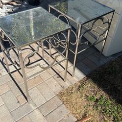 Glass Night Stand 