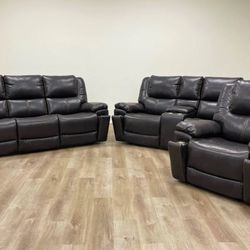 5108 Brown - 2PC Reclining Living Room Set

