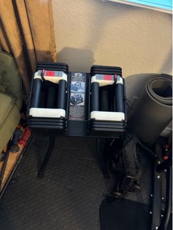 Dumbbells & Rack (Power Block)2x46.5.