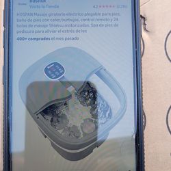Hospan. Foot spa. Massager. New.