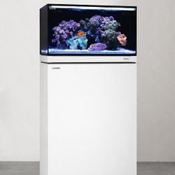 Brand New 20 Gal AIO Aquarium Setup – Innovative Marine Fusion Pro 2 + Stand & Cabinet (Sealed, Never Used)