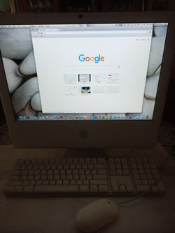 Apple iMac 20"  All-in-One  MA200LL/A w Keyboard and Mouse Like New