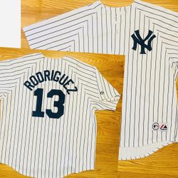 Alex Rodriguez New York Yankees Majestic Baseball Jersey Stitched Men 2XL XXL