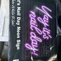 Nail Tech Led Sign
