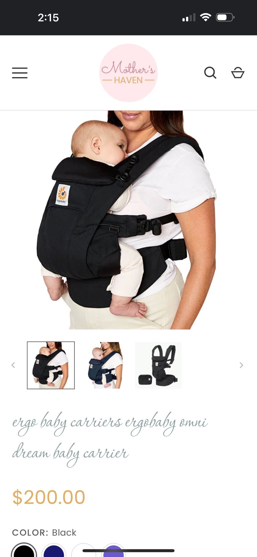 Ergo Baby Carrier