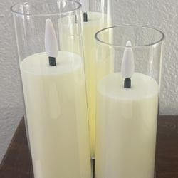 Flameless Pillar Candles