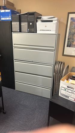 Broken Large Filing Cabinet