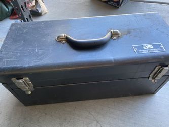 Vintage ASI Mechanics Toolbox With Tools
