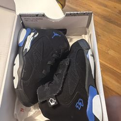 Jordan MVP (TD) Toddler Shoes Black/Game Royal White Size 6c