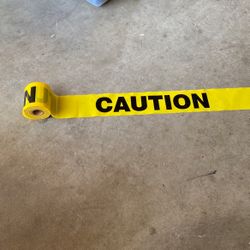 Caution Plastic