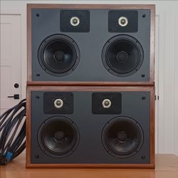 Vintage Polk SDA CRS Speakers with Cable