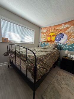 Bed frame and box spring