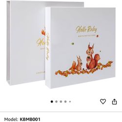 Baby Memory Book with Keepsake Box for Baby Boy or Girl