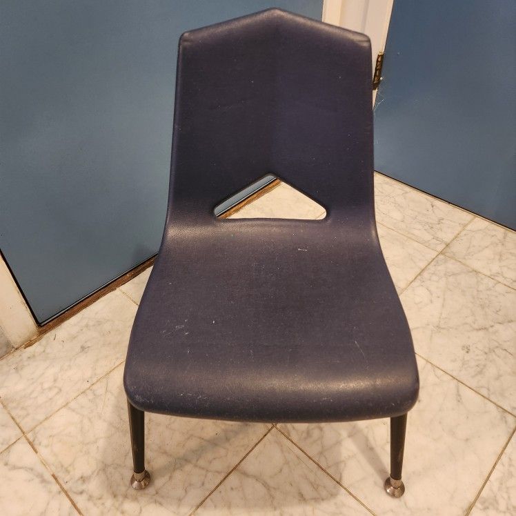 Blue Student Child Stackable Chairs **Sell By 10/10**