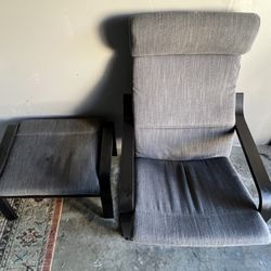POÄNG armchair And Ottoman. 