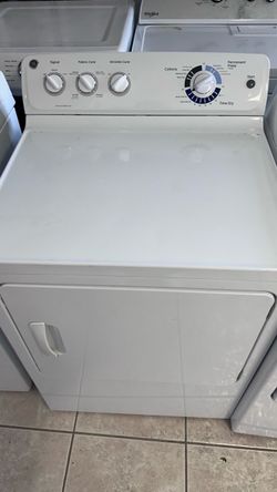 GE White Electric Dryer