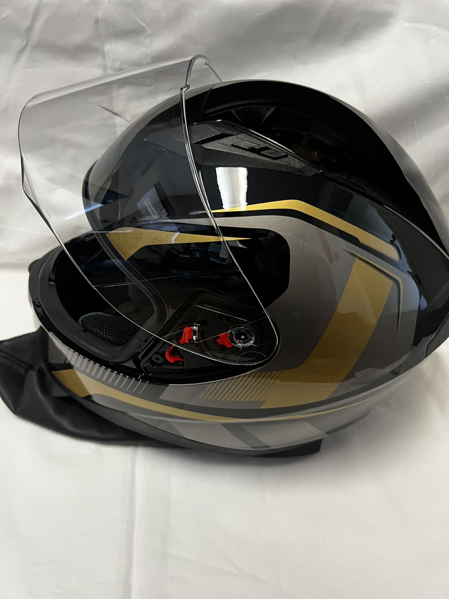 Helmet With Collar Size L New