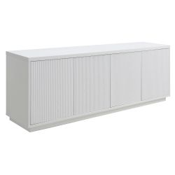 Hanson Rectangular White Tv Stand