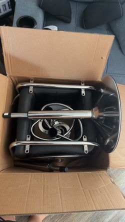 Yaheetech 2pc black bar stool