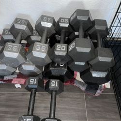 Different Sized Dumbbells