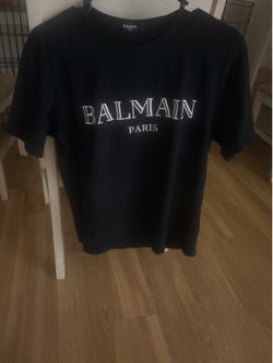 BLMN Paris Black Logo T Shirt Size S