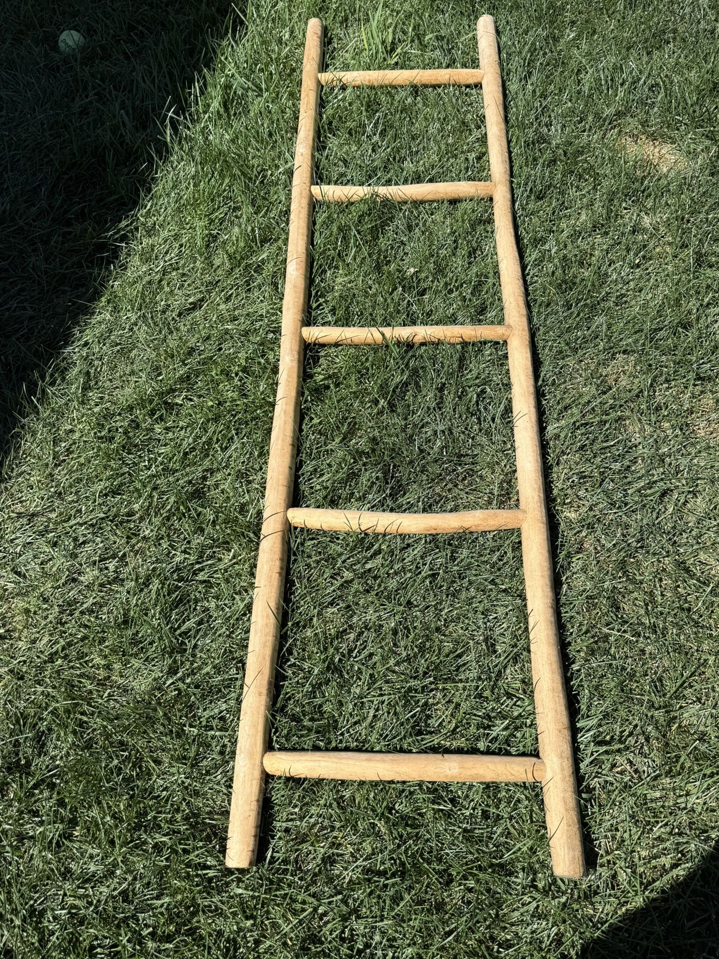 Boho ladder solid Bombay wood