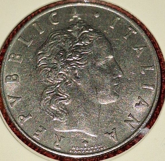 1960 Italy 50 Lire Coin