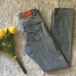 Levi’s 511 Slim Boys Jeans Size 14 Light Wash Adjustable Waist – Never Worn