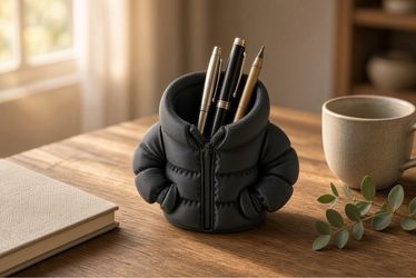 Puffer Jacket Cup Holder