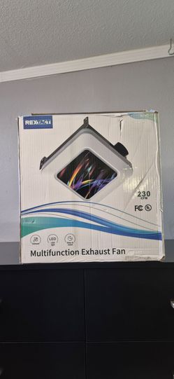 EXHAUST FAN WITH LED LIGHT