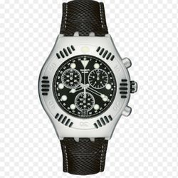 a Swatch Irony Scuba 200 Chrono "Black Russian" (YBS4000). 