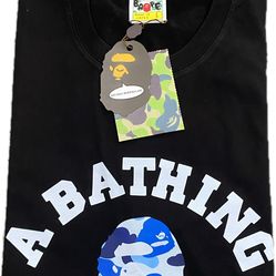 A BATHING APE BLUE AND BLACK CAMO ALL SIZES AVAILABLE