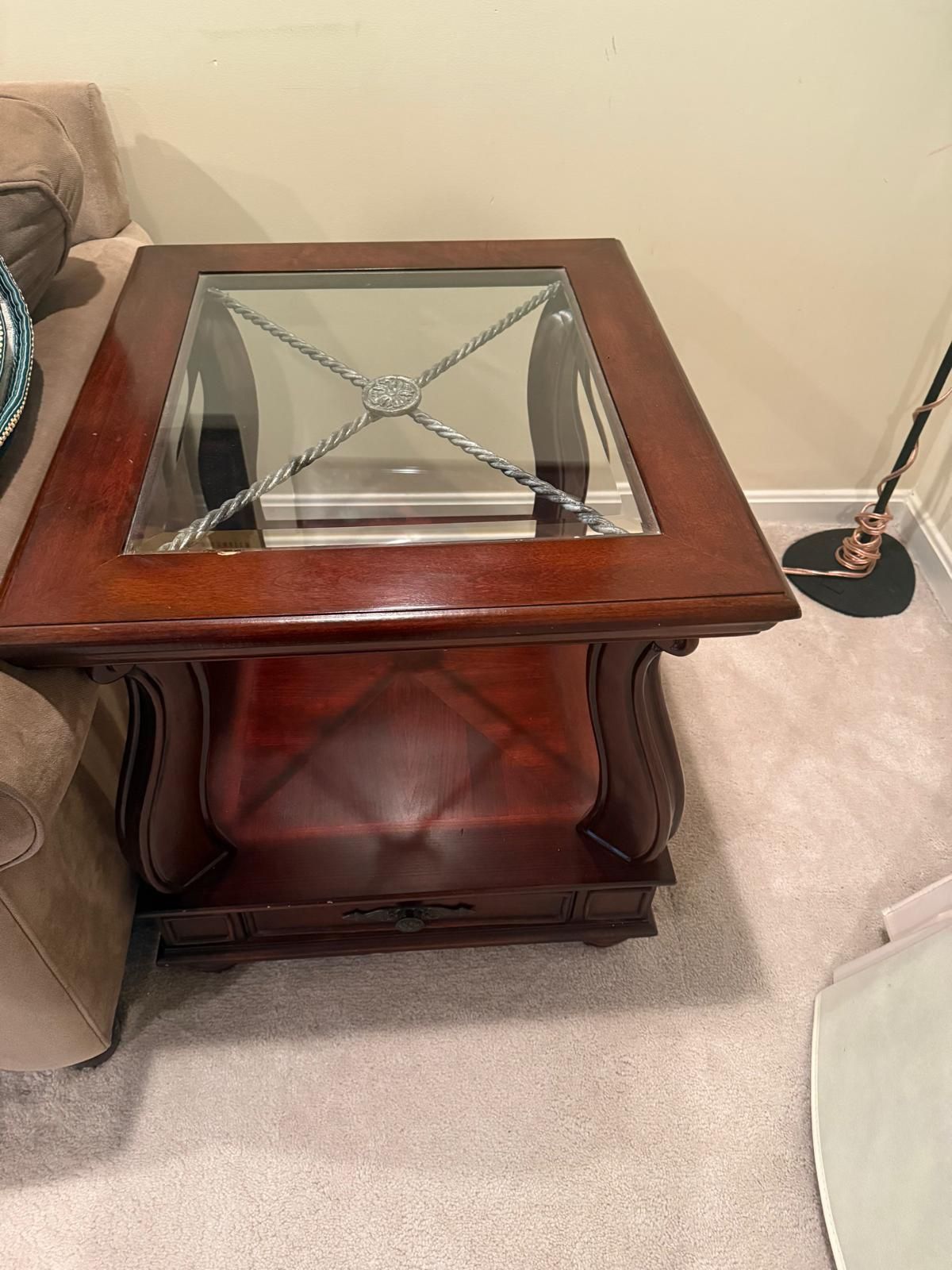 End table (Glass Top) - $50 OBO