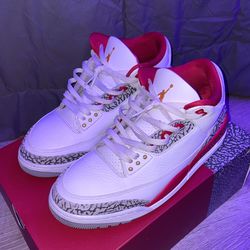 Jordan 3 Cardinal 