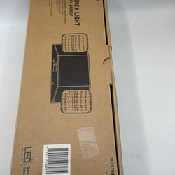 New Commercial Electric LED Emergency Light With Battery Back-up ~ Black