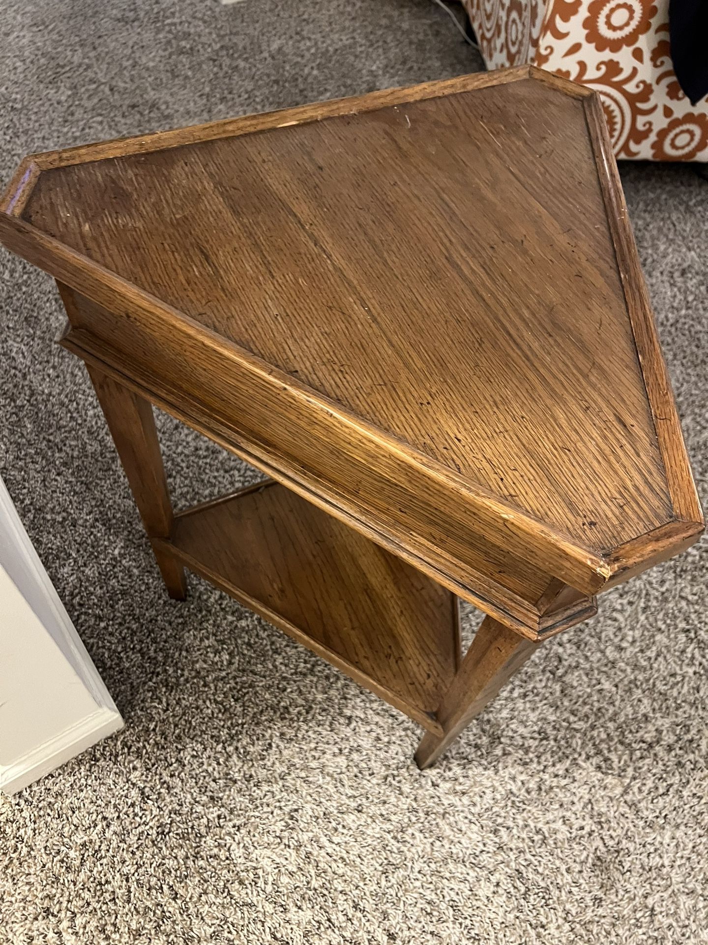 Triangular End Table