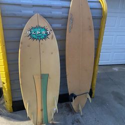 Surf board and knee board 
