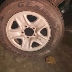 Toyota Tundra, Sequoia, 2007-20,  rim with tire 255 70 18