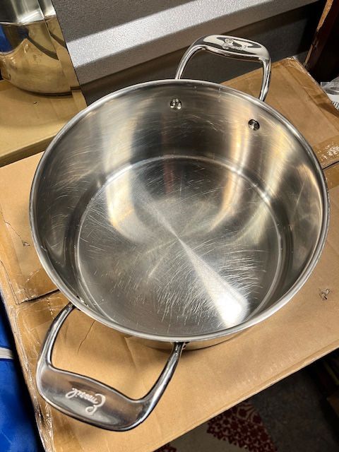 4 Quart Emeril Stainless Steel Stock Pot with Lid