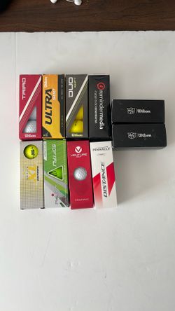 Wilson MAXFLI Pinnacle TOP FLITE AND VENTURE GOLF BALLS