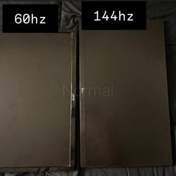 Dual Monitor Layout Acer 60hz Monitor 1080 P Lg Monitor 144 Hz 1080 P 1 Ms Response Time