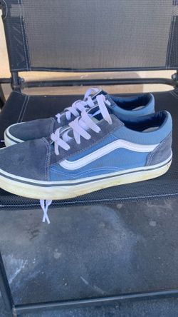 Size US Junior Vans Blue & white