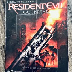 Resident Evil Outbreak Strategy Guide Collectors Item 